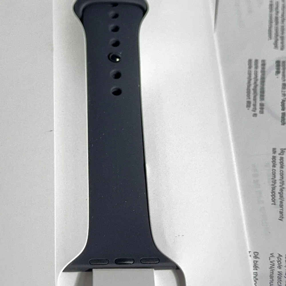 Apple Sport Band 46mm Watch Strap Mens‎ Size M/L Black Stainless Steel Pin Black